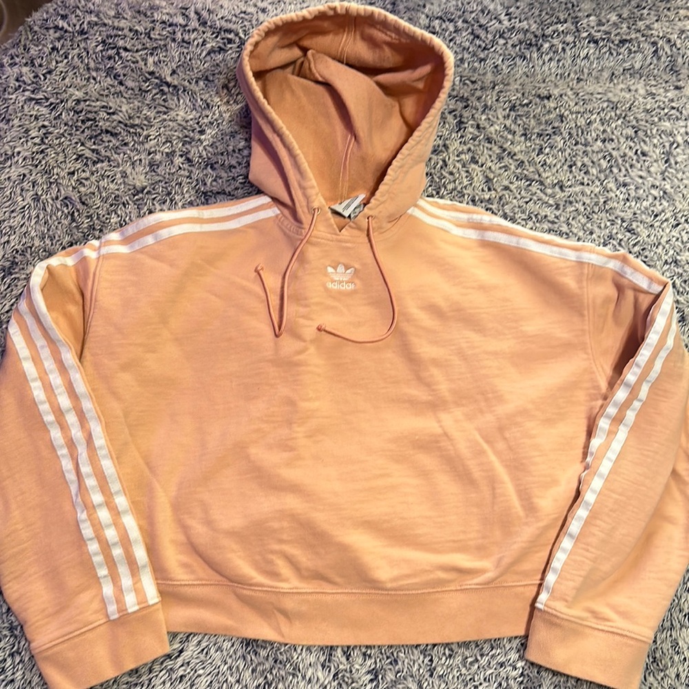 ADIDAS CROPPED HOODIE
